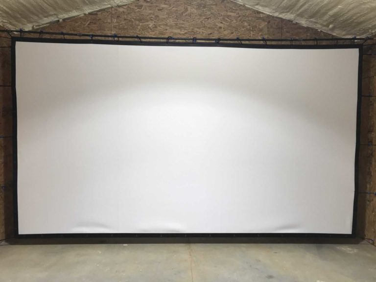 How I Hung My Impact Screen Without an Enclosure